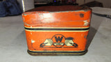 Vtg 1930s Westinghouse Mazda Auto Lamps Emergency Spare Bulb Kit Litho Metal Tin