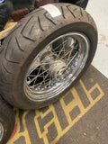 OEM Stock Wheels spoke Harley Dyna 2006^ 4.5x17 2.5x19 New tires FXD Street bob