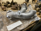 NOS dual throat Carb intake dellorto Weber Harley Shovelhead Ironhead Chopper