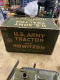 vintage 1950s Marx U.S. Army Tractor Howitzer Tin Toys Litho Orig Box Military