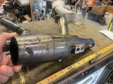 Custom 2-Into-1 Titanium Exhaust Pipe Harley touring Glide FLH Sp concepts?