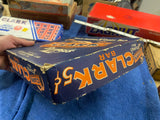 Vtg 1930s Clark Bar Display Box Eclipses Rare Candy Collectible Advertising Pgh!
