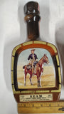 Vintage Jim Beam Decanter Lot James Lockhart Elk & Remington Cowboy 1970s