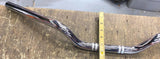 Low Chrome Handlebars 1" 2" tall Harley Sportster Dyna Softail Custom Chopper!