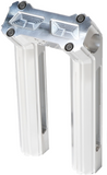 BILLET RISERS 8" RAW KICKBACK HARLEY DYNA SOFTAIL TOURING