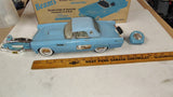Vintage 1986 Jim Beam 1956 Ford Thunderbird Decanter Blue PA Release w/ Box