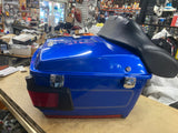 Harley Tour Pak Rich Sunglo Blue Ultra Classic Glide FLH W passenger Pad OEM Nic