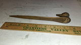 Vintage Solid Brass Duck Head Letter Opener 8" Desk Paper Knife Made In India