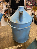 Vtg Metal Kerosene Oil Can Skunk Train Fort Bragg Railroad NYCS Handpainte Decor