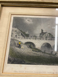 Antique 1850 Charles Burton Race Bridge Print