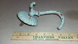 Antique Victorian Hollow Brass Gas Light Wall Sconce Arm Canopy Fixture Salvage