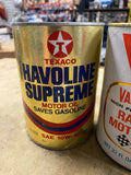 Vintage Valvoline racing high performance Motor Oil 1 qt Paper Can coin bank