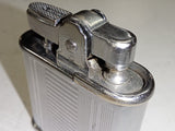 Vtg 1950s Ronson Whirlwind Automatic Pocket Lighter Chrome Engraved Made USA
