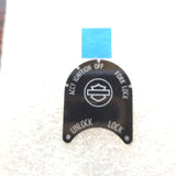 Harley Touring Ignition Switch Knob Decal Medallion Black OEM 14100891 2014-2024