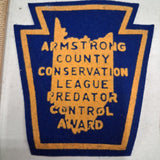Vintage PA Hunting Patch Lot Armstrong Co Predator Control Game Commission Safe