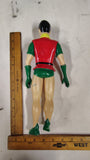 Vtg 1988 DC Comics Batman 15 Inch And Robin 12 Inch Action Figure Lot With Cape