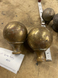 Harley Shovelhead Vtg Accessory Brass Trim Balls Grips Axle Covers Panhead Bed 1