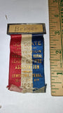 1923 PA Rural Letter Carriers Association Delegate Ribbon Montgomery Ward Ad Bad