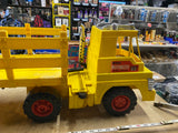 RARE 60's Vintage Remco Tuff Boy 6 Way Motorized Toy Truck Yellow Semi Trailer
