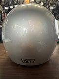 Harley Jet II 3/4 motorcycle helmet metallic silver MEDIUM