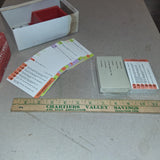 Vintage 1984 Golden Trivia Cards NFL Football Game Expansion Set 216 Cards Box