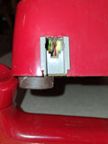 Vintage ITT 2500 Red Push Button Desk Phone Retro Modular Landline Telephone