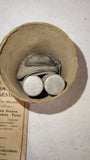 Vintage 1912 United States Automobile Tire Repair Kit Can Tube Patches Antique