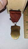 1956 Blackinton Fifty Yards Off Hand Shooting Medal Loyal Hanning Rifle W/ Box