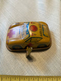 Vintage Russ Berrie Wind-Up F.D. Fire Chief Ambulance Toy Car - Tin Japan Lot!