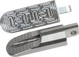 BILLET FOOT PEGS RAW HARLEY V TWIN 80^24 OLDER SOLFTAIL DYNA