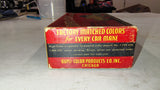 Vtg 1950s Dupli-Color Touch-Up Paint Box 3 Bottles 1951 Plymouth Wedgewood Blue
