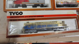 Vintage Tyco HO Scale Model Train Lot Locomotive Caboose Tanker Freight Cars NIB