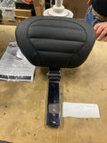 Mustang Deluxe Driver Backrest Black Blue Stitch Harley Touring Glide Heritage