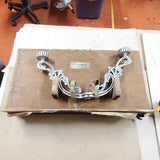 Vtg Catholic Last Rites Anointing Sick Box Wood Case Candelabra Crucifix Altar