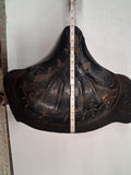 Vintage Harley Davidson 4-Rib Police Solo Seat Pan Studded Skirt Panhead FL