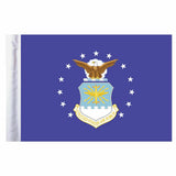 Pro Pad Inc 6" x 9" USAF Flag Double Sided Motorcycle Flag Sleeve Fits 3/8" Pole