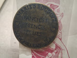Vintage 1970s Brothel Token Marie's Boudoir New Orleans LA Bawdy House Check HK