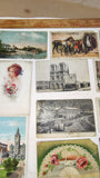 Lot of 22 Antique Vintage Postcards Early 1900s Litho Landscape Greetings