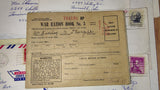 Vtg 1960s 1970s Military Letters Senate Passes WWII Ration Book Ephemera Lot