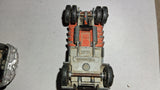 Vtg Lesney Matchbox Construction Lot (6) Dump Trucks Crane Loader England 1-75