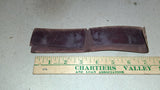 Vtg Distressed Brown Leather Key Case Snap Pouch Embossed Indian Chief Headdress
