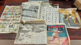 Vintage Pittsburgh Newspaper & Magazine Lot 1982 Football Local History Comics