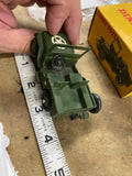 Dinky Toys Military Jeep 1:43 Scale Green WWII Model Original Box Vintage Minty!