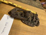 Cast Iron Lion Head Door Knocker Ring Rustic Vintage Style 6 Inch Goth Victorian