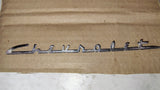 1949-1952 Chevrolet Script Emblem Badge Chrome Signed GM 3052 Classic
