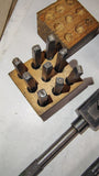 Vintage Machinist Lot Tap Wrench Set Screw Extractor Pin Punch Tool and MORE!