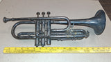 Antique 1915 Frank Holton Bb Silver-Plated Trumpet – 0 1/2 Large Bore – Chicago