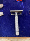 Vtg Shaving Display Straight Safety Razors Boker Imperial Gillette Brush Box Lot