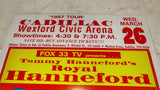 1997 Royal Hanneford Circus Poster Vintage Cadillac MI Clown Wexford Arena