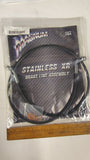 Magnum Stainless XR Front Brake Line Harley Non-ABS 45" Black 1741-4716